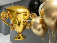 Золотому сыну букет шаров с гелием купить